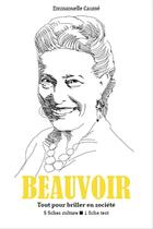 Couverture du livre « Simone de Beauvoir » de Causse Emmanuelle aux éditions Editions Du Cenacle