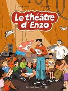 Couverture du livre « Le théâtre d'Enzo » de Claire Godard et Khassatu Ba aux éditions Des Ronds Dans L'o