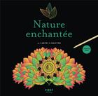 Couverture du livre « Cartes a gratter - nature enchantee » de Lisa Magano aux éditions First