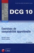 Couverture du livre « Exercices de comptabilite approfondie » de Enselme Caspar aux éditions Lexisnexis