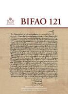 Couverture du livre « BIFAO t.121 » de  aux éditions Ifao