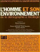 Couverture du livre « L'homme et son environnement » de  aux éditions Retz