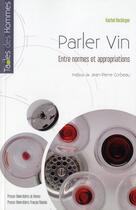 Couverture du livre « Parler vin » de Rachel Reckinger aux éditions Pu De Rennes