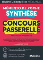 Couverture du livre « Concours passerelle ; mémento de poche synthèse » de Arnaud Charpentier aux éditions Studyrama