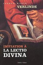Couverture du livre « Initiation à la lectio divina » de Joseph-Marie Verlinde aux éditions Parole Et Silence
