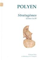 Couverture du livre « Stratagèmes t.1 (livres I à IV) » de Polyen aux éditions Paleo