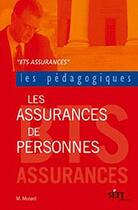 Couverture du livre « L'assurance de personnes (2e édition) » de Julien Molard aux éditions Sefi