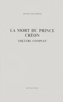 Couverture du livre « La mort du prince Créon » de L. Calaferte aux éditions Hesse