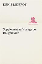 Couverture du livre « Supplement au voyage de bougainville » de Denis Diderot aux éditions Tredition