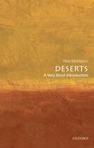 Couverture du livre « Deserts: A Very Short Introduction » de Middleton Nick aux éditions Epagine