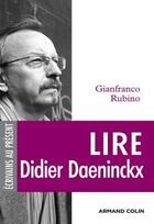 Couverture du livre « Lire Didier Daeninckx » de Gianfranco Rubino aux éditions Armand Colin