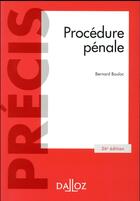 Couverture du livre « Procédure pénale (26e édition) » de Bernard Bouloc aux éditions Dalloz