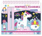 Couverture du livre « Mes jolies peintures magiques : licornes » de Atelier Cloro aux éditions 1 2 3 Soleil