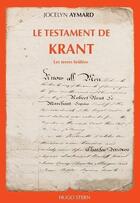 Couverture du livre « Le testament de Krant t.3 : les terres brulées » de Jocelyn Aymard aux éditions Hugo Stern