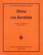 Couverture du livre « Minna von Barnhelm » de Lessing Gotthold Eph aux éditions Corti