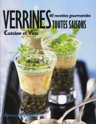 Couverture du livre « Verrines ; 40 recettes gourmandes toutes saisons » de  aux éditions Marie-claire