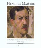 Couverture du livre « Henri De Maistre Prefacer De Dominique Ponnau » de Lavalle D aux éditions Fates