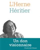 Couverture du livre « LES CAHIERS DE L'HERNE ; Héritier » de  aux éditions L'herne