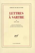 Couverture du livre « Lettres à Sartre t.1 » de Simone De Beauvoir aux éditions Gallimard