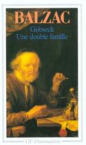 Couverture du livre « Gobseck ; une double famille » de Honoré De Balzac aux éditions Flammarion