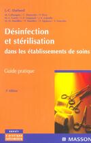 Couverture du livre « Desinfection et sterilisation dans les services de soins - pod » de Darbord/Squinazi aux éditions Elsevier-masson