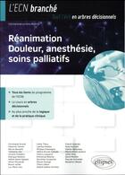 Couverture du livre « Réanimation, douleur, anesthésie, soins palliatifs » de Olivier Mouterde aux éditions Ellipses