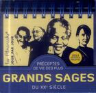 Couverture du livre « Préceptes de vie des plus grands sages du XXe siècle 2015 » de  aux éditions Editions 365