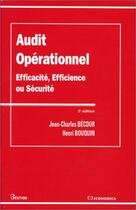 Couverture du livre « Audit Operationnel 2 Edition » de Becour J-C. aux éditions Economica