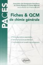 Couverture du livre « Ue1 - qcm de chimie generale » de Association Des aux éditions Ellipses