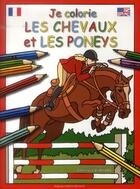 Couverture du livre « Je colorie : poneys et chevaux » de Dominique Ehrhard aux éditions Ouest France