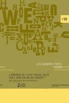 Couverture du livre « L'emprise de l'tat social actif sur l'aide en milieu ouvert? » de Fusulier et Martin aux éditions Pu De Louvain