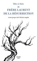 Couverture du livre « Dits et faits de frère Laurent de la résurrection » de Frere Laurent De La aux éditions Arcades Ambo
