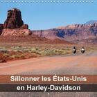 Couverture du livre « Sillonner les etats unis en harley davidson calendrier mural - les magnifiques paysages du su » de Kaercher M aux éditions Calvendo