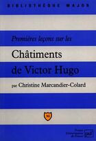 Couverture du livre « Premieres lec. chatiments de v.hugo » de Marcandier-Colard C aux éditions Belin Education