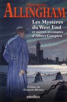 Couverture du livre « Les mysteres du west end et autres aventures d'albert campion » de Allingham/Riviere aux éditions Omnibus