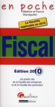 Couverture du livre « Fiscal 2010 (4e édition) » de Grandguillot Beatric aux éditions Gualino