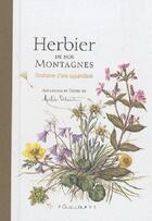 Couverture du livre « Herbier de nos montagnes » de Michele Delsaute aux éditions Equinoxe
