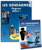 Couverture du livre « Les gendarmes Tome 1 : flagrant délire ! » de David Lunven et Jenfevre et Olivier Sulpice aux éditions Bamboo