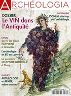 Couverture du livre « Archeologia n 569 le vin dans l'antiquite octobre 2018 » de  aux éditions Archeologia