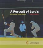 Couverture du livre « A portrait of lord's 200 years of cricket history » de Chadwick aux éditions Scala Gb