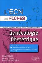 Couverture du livre « Gynecologie - obstetrique » de Poujade/Mougel aux éditions Ellipses