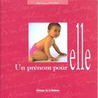 Couverture du livre « Un Prenom Pour Elle » de Christiane Chapel aux éditions Boheme