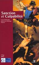 Couverture du livre « Sanction Et Culpabilite » de Stamatios Tzitzis aux éditions Atelier De L'archer