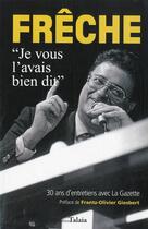 Couverture du livre « Freche, Je Vous L'Avais Bien Dit » de  aux éditions Talaia