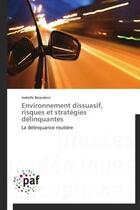 Couverture du livre « Environnement dissuasif, risques et stratégies délinquantes » de Isabelle Beaudoin aux éditions Presses Academiques Francophones
