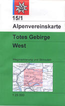 Couverture du livre « Totes gebirge westliches b. » de  aux éditions Alpen Veiren