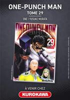 Couverture du livre « One-Punch Man - Tome 29 » de Yusuke Murata et One aux éditions Kurokawa