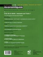 Couverture du livre « PROBLEMES ECONOMIQUES N.3029 ; crise de la dette : menaces sur l'euro ? » de Problemes Economiques aux éditions Documentation Francaise