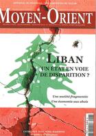 Couverture du livre « Moyen-orient n 56 : liban : un etat en voie de disparition - automne 2022 » de  aux éditions Moyen Orient