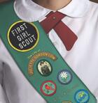 Couverture du livre « First Girl Scout » de Wadsworth Ginger aux éditions Houghton Mifflin Harcourt